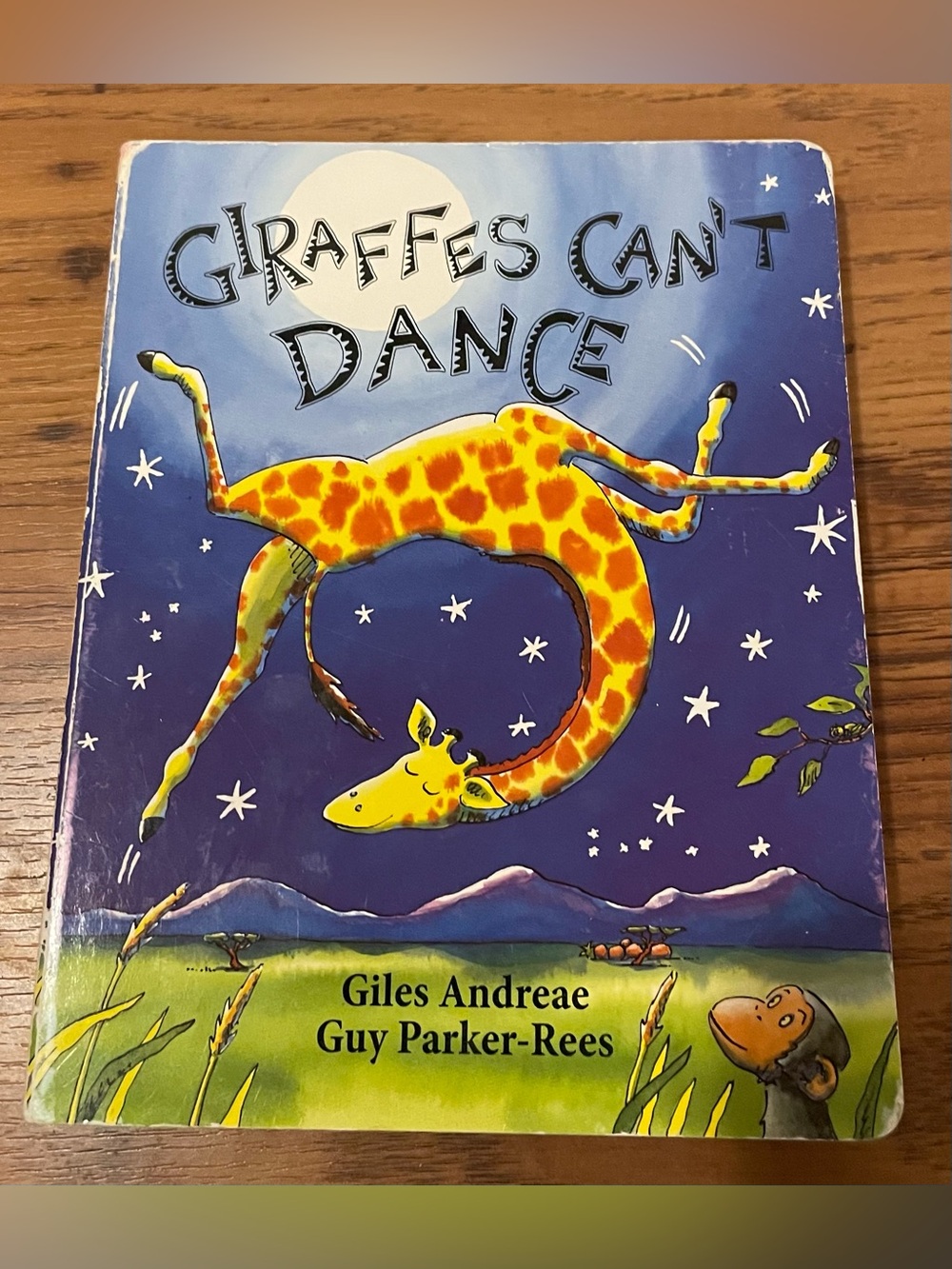 Children's picture book Giraffes Cant Dance by Giles Andrease
